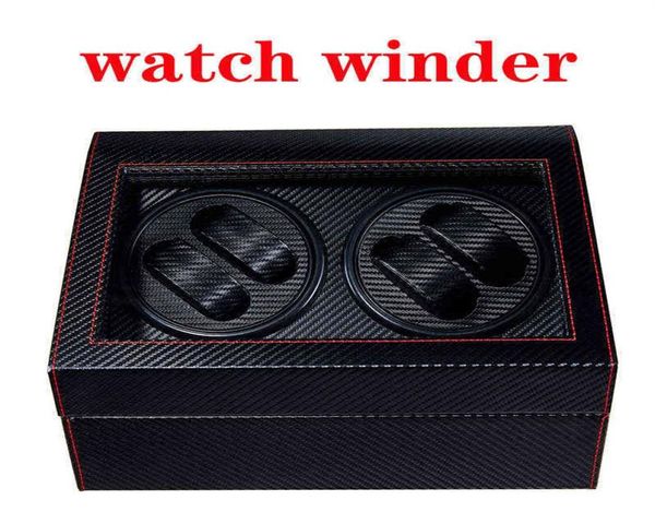 Luxury Fashion High Quality Wind Winder Mover Open Motor Stop Automatic Watch Rotator Box Box Winder Remontoir Wood Cuir H8607682