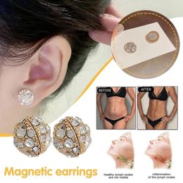Boucles d'oreilles à Clip en Zircon magnétique pour femmes, bijoux de luxe créatifs de styliste, cadeau de saint valentin, pendentifs de fête