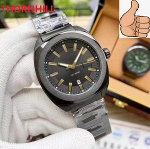 Luxe mode mannen japan quartz batterij bevoegdheden beweging horloge sapphire 40mm week kalender 904L roestvrijstalen casual groothandelsprijs top kalender polshorloge