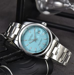 Luxe mode heren dames blauwe ballon mechanische horloges roestvrijstalen mannelijke polshorloges feminino waterdichte tankontwerp damesklokhorloge