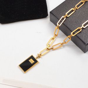 Luxe mode ketting ontwerper sieraden feest parfum fles hanger rosé gouden kettingen voor vrouwen chique jurk lange ketting kwaliteit sieraden groothandel