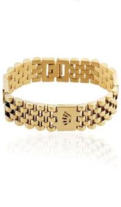 Bracelet de vitesses de vitesse de vitesse de mode luxury Bracelet Gol Crown Chain Bracelet Men Watch Jewelry Accessoires1540695