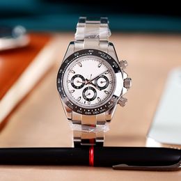 Luxe modestijl Herenhorloges Automatisch mechanisch vol roestvrij staal glijdende clasp sport pols horloge voor mannen waterdichte verkoop klassieke l1x