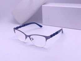 Lunettes de soleil mode de luxe pour femmes hommes lunettes de soleil lunettes lunettes Attitude Pilote lunettes de soleil blanches avec lentille claire rétro plaque métal ovale demi-monture lunettes