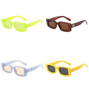 Luxe mode zonnebrillen frames stijl vierkant merk offs mannen dames zonnebril pijl x frame bril brillen trend zonnebril heldere sportreizen sunglasse i72y