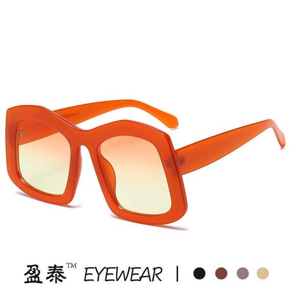 Lunettes de soleil de mode de luxe Outdoor Designer Summer Women Tom Classical Polarized Ford 2023 New Large Frame Individuality Candy Color Trend Online Red Street Phot