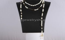 Luxury Fashion VV West Jewelry Saturn Pearl Pendant Collier Chaîne Long Taille 18K Gold Plaqué 925 STERLLING SILPE WEMPER D2180440