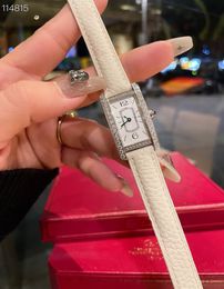 Luxe mode horloge vintage Amerika tank horloges Zwitsers quartz uurwerk saffierglas Diamond rechthoek quartz horloge roestvrij staal cadeau