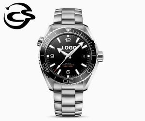 Montres de mode de luxe pour les montres-bracelets mécaniques pour hommes plongée om usine eta 8500 mouvement Super 600m BrandDesigner