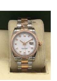 Luxe mode horloges topkwaliteit 36mm vrouwelijke polshorloge met diamant automatische herenhorloge polshorloge mannen sport horloge