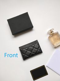 Mode de luxe femme porte-cartes modèle classique caviar gros matériel petit mini portefeuille noir Designer Pebble cuir Portefeuilles