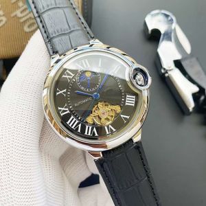 Autolagen luxe modieuze automatische mechanische tourbillon staalband ontwerper heren modehorloges 475