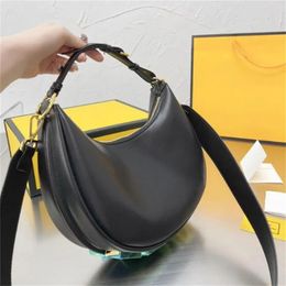 Luxe ontwerpers grafische kleine halve maan tas Dames heren top handvat Verstelbare reistas Leren portemonnees schouderbanden clutch Handtas crossbody toilettassen