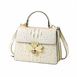 Sacs à main de marque Fi de luxe pour femmes, en cuir véritable, motif Crocodile, sac à bandoulière, sacs à coque portables, 2023 397d #