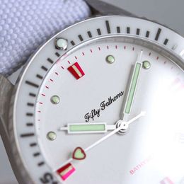 luxe vijftig vadem horloge voor mannen terug transparant lichtgevende writst horloges 38MM QCL2 superclone zwarte wijzerplaat saffier automatisch uurwerk uhr montre luxe