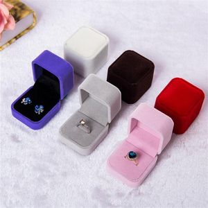 Mode Ring Dozen Bruiloft Engagement Oorbellen Box Cases Sieraden Display Case Valentine Gift Package