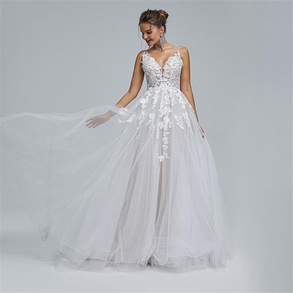 Falda de vestido de novia de moda de celebridad con temperamento de flores de lujo ST002