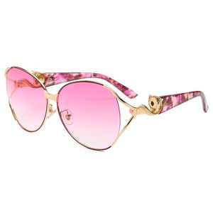 luxe- Fox Head Frame Lunettes de soleil de mode pour femmes Lunettes de soleil de marque Lunettes de soleil Gold Frame Classic Lunettes de soleil de personnalité pour femmes