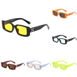 Cadres de luxe Mode Lunettes de soleil Style Carré Marque Offs Hommes Femmes Lunettes de soleil Flèche x Cadre Lunettes Tendance Lunettes de soleil Lumineux Sports Voyage Lunettes de soleil Ecbz