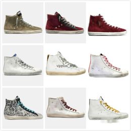 Luxe Francy haut baskets italie marque chaussure classique blanc sale concepteur homme femmes chaussures décontractées