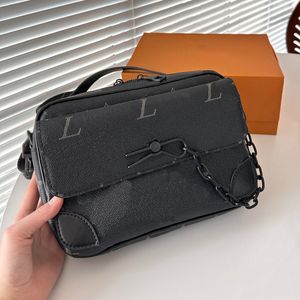 Luxe Franse merkmodeontwerper Neutrale Crossbody Tas Beroemde Retro Reliëf Verkoper Heren Messenger Bag Hoge kwaliteit Klassieke Nylon Plug Schoudertas