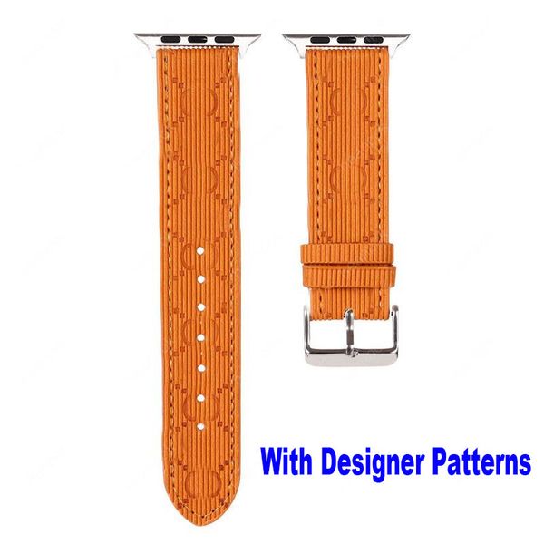 Correas de diseño G de lujo compatibles con Apple Watch Band 38 mm 40 mm 41 mm 42 mm 44 mm 45 mm 49 mm Diseño de bandas de cuero de moda para iWatch Band Series 8 7 6 se 5 4 3 2 correas de reloj