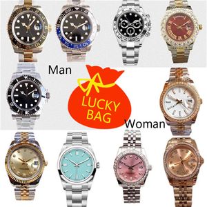 Luxe geschenken mannen vrouwen automatische beweging kijkt super gelukkige mystery boxes 2021 meest populaire nieuwe premium verrassing willekeurige 1 pcs wat185w