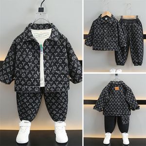 Luxe meisjeskledingontwerper Boys -tracksuit klassieke merk Kleding Kinderkinderen Casual kleding Hoge kwaliteit Pak Fashion Suit A2