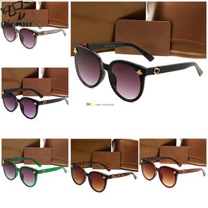 Luxe bril zonnebril voor vrouwen Designer Men Luxe mode ronde 37 stijlen in meerdere kleurensunglasses