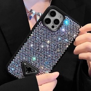 Cas de téléphone bijou de luxe Bijoux Modèle de créateur pour iPhone 15 Pro Max 14Plus 14 13 12 11 XR Fashion Bling Sparkling Rhinestone Diamond Designs Breams with Card Slot