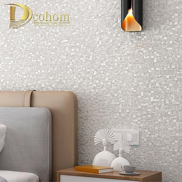 Papel tapiz De mosaico con purpurina De lujo, Papel tapiz De pared, Papel tapiz De lámina dorada, revestimiento De paredes De techo plateado, Papel De pared 3D