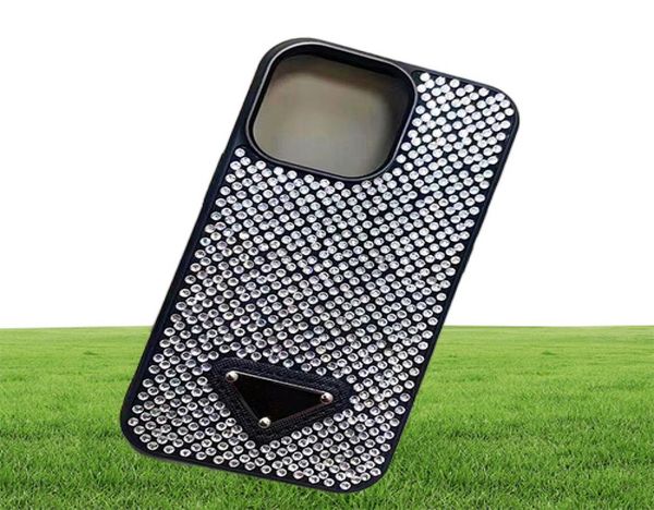 Cajones de teléfono de lujo para iPhone 13 Pro Max I 14 11 14Promax 13 14Pro Diseñador de moda Bling Bling Sparkling Diamond Diamond Jew7638163