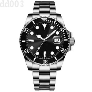 Luxury GMT horloges Designer Fashion Polshipwatch met prachtige 904L roestvrijstalen staalstrap Montre Luxe Black Dial met nummers Kijk voor mannen volwassen SB012 B23