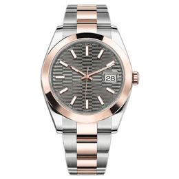 luxe gouden en zilveren horloge vrouw man aaa kwaliteit hombre montre luxe femme Montre de luxe automatiseer klok daydate opkomst mechanisch lichtgevend datumjurkhorloge