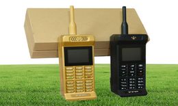 Luxury Gold Classic Small Retro Mobile Phones haut haut-parleur Bright Flashlight Powerbank Dial Fast Magic Voice Changeur Bluetooth Cell9953732
