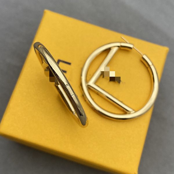 Boucles d'oreilles de luxe en or pour femmes et filles, ensemble de clous d'oreilles de styliste, bijoux de styliste, cadeau de Saint-Valentin, de fiançailles pour la mariée, vente en gros