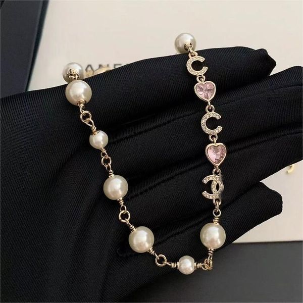Lettre en or de luxe Collier Moon Sailor_ Moissanite, coco perles de diamant Perles de cou Pendant pour femmes