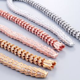 luxe gouden sliver wide snake choker Hangers lange kettingen voor vrouwen trendy aantrekkelijke designer sieraden Feest Kerst Huwelijkscadeaus Verjaardagscadeaus meisjes stoer