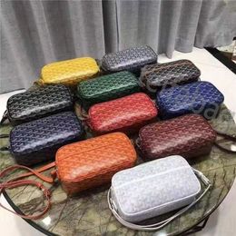 Luxe Goyarrd caméra sacs à bandoulière femmes en cuir selle haute qualité portefeuilles sac à bandoulière fermeture éclair luxe croix corps sacs à main sac à main