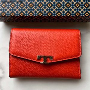Luxe handtas Designer merk Korting Wallet Card Tas Nieuwe damestas MID FOLD Wallet Korte Zipper Zero Wallet Real Lederen Card Bag S44Y