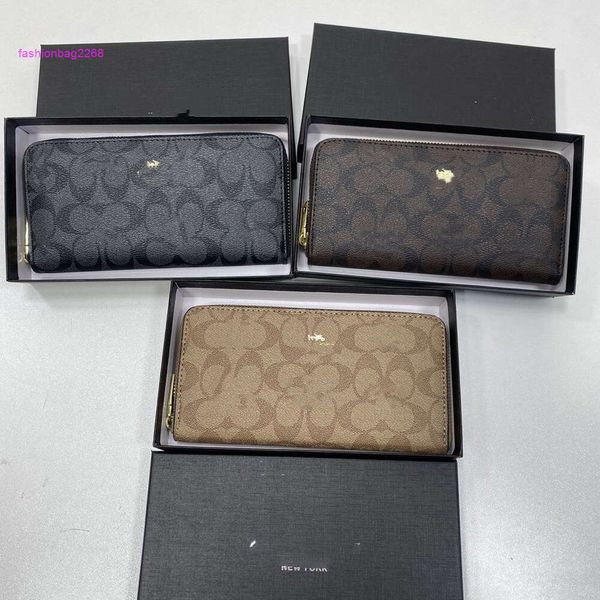 Luxury Bag Bag Designer Bolsa de marca para mujeres 2024 Nuevo billetera larga de mujer