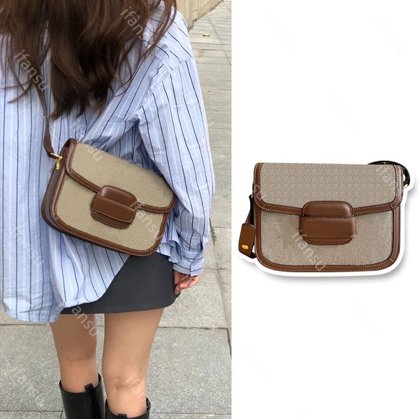 Bolsos de lujo Horsebit 1955 Bolso de sillín Bolso de diseñador Bolso bandolera clásico vintage para mujer Bolso bandolera con temperamento La mejor opción para regalos