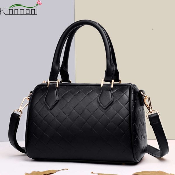 Sacs à main de luxe femmes sacs concepteur doux gland moto sac dames cuir synthétique polyuréthane noir sac à bandoulière bandoulière Boston sac femme