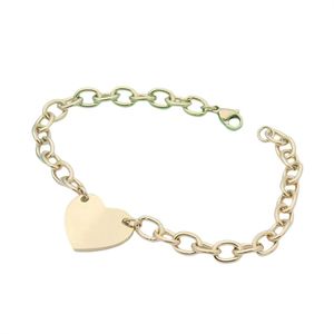 Collier coeur de luxe femmes en acier inoxydable coeurs pendentif colliers bracelets de créateurs ensemble de bijoux cadeau de noël accessoires pour femmes en gros