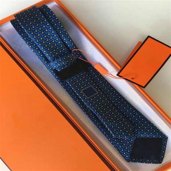 Corbata de seda con letras de alta calidad para hombre, corbata negra, azul, Jacquard para fiesta, boda, negocios, tejido a la moda, Top Fashion215h