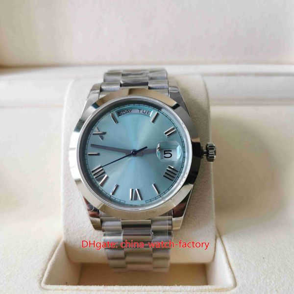 18 Estilo Mensor BP Factory BPF 40MM 228236 126333 126334 Presidente de Wimbledon Sapphire Watches Asia 2813 Movimiento mecánico Automático para relojes de pulsera para hombres