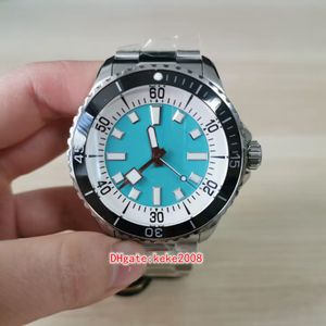 Superp herenhorloges A17376211L2A1 44 mm roestvrij 300 meter waterdicht Keramiek Blauwe wijzerplaat Roestvrij ETA 2824 Beweging Automatisch mechanisch herenhorloge horloges