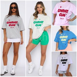 Luxe Hip Hop Lounge Wear Grils Tshirt Designer Wit Sweatshirt T-shirt Topkwaliteit Katoen Casual T-shirts Dames Shorts Mouw Straat Slim Fit Streetwear T-shirts