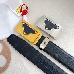 Luxe évider boucle en acier ceintures de créateurs pour hommes mode boucles d'or ceintures hommes ceinture en cuir véritable affaires avec boîte largeur 35mm qualité supérieure -7