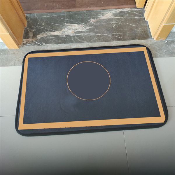 Tapis de couloir de maison de luxe 50 80CM tapis de sol absorbant l'eau chambre à coucher tapis de porte de salle de bains tapis de paillasson durables